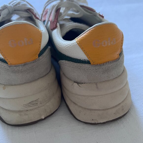 Gola Saturn Quadrant Leather Sneaker - Picture 4 of 7